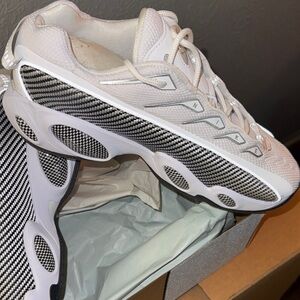 Men's Athletic Shoes in White and Black